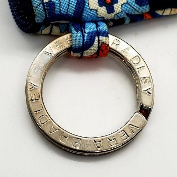 Vera Bradley ID Card Coin Holder with Keychain Quilted - Picture 2 of 4